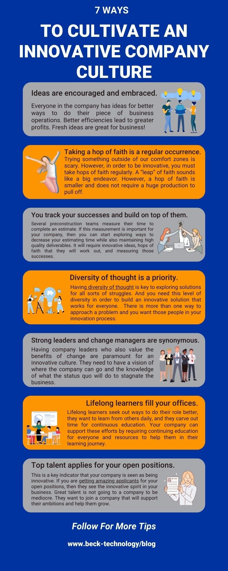 7 Ways to Cultivate an Innovative Culture Infographic