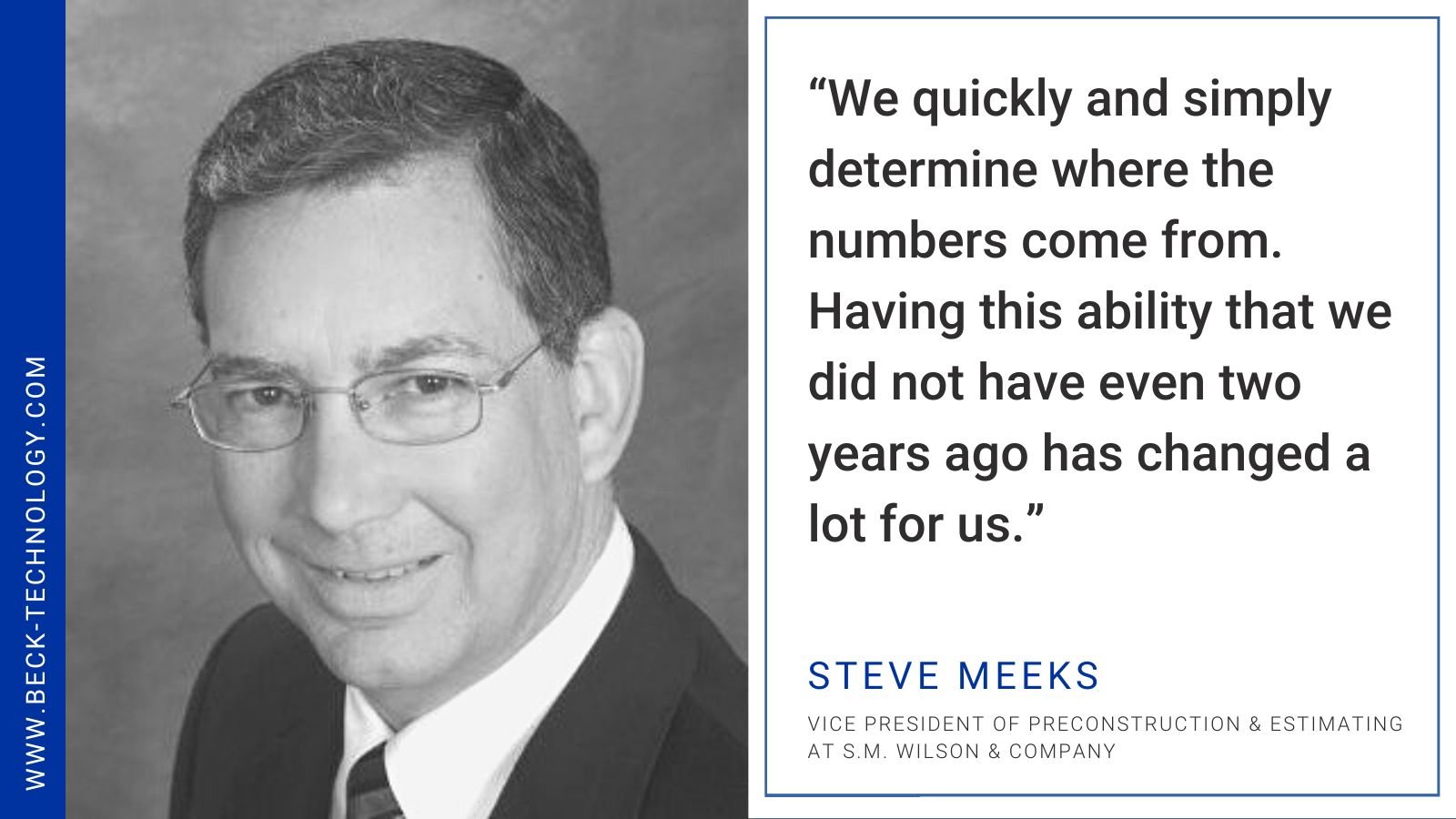 Steve Meeks quote with headshot