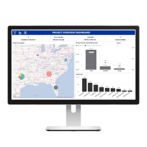 Screenshot of DESTINI Estimator's integration with Microsoft Power BI.