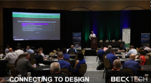 Andy Leek, Vice President of Technology, and Andy Leek, Vice President of Technology, and Innovation at PARIC Corporation at PARIC Corporation presenting on new preconstruction technologies