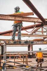 construction workers on site