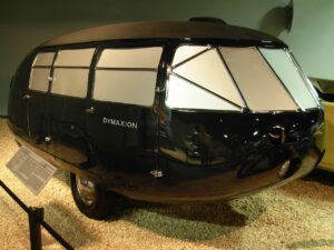 Dymaxion Car Prototype 2 on display at National Automobile Museum in Reno, Nevada.