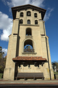 72-foot Spanish Mission-style El Campanil Bell Tower at Mills College Oakland, California