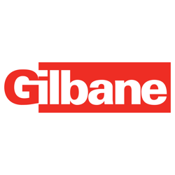 Red and white Gilbane logo