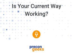 Precon Geeks logo and episode title 