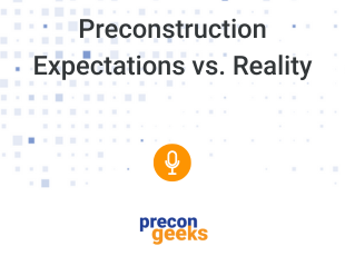 Precon Geek preconstruction podcast logo 