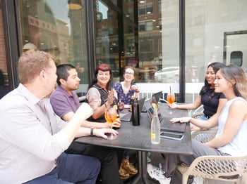 Team at Happy Hour 2