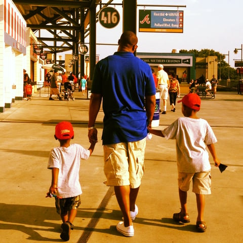 baseball with the kids