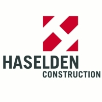 Red and black Haselden Construction logo