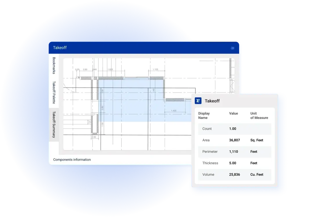 Automate takeoffs