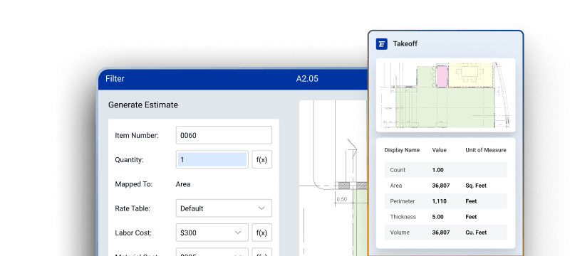 DESTINI Estimator dashboard