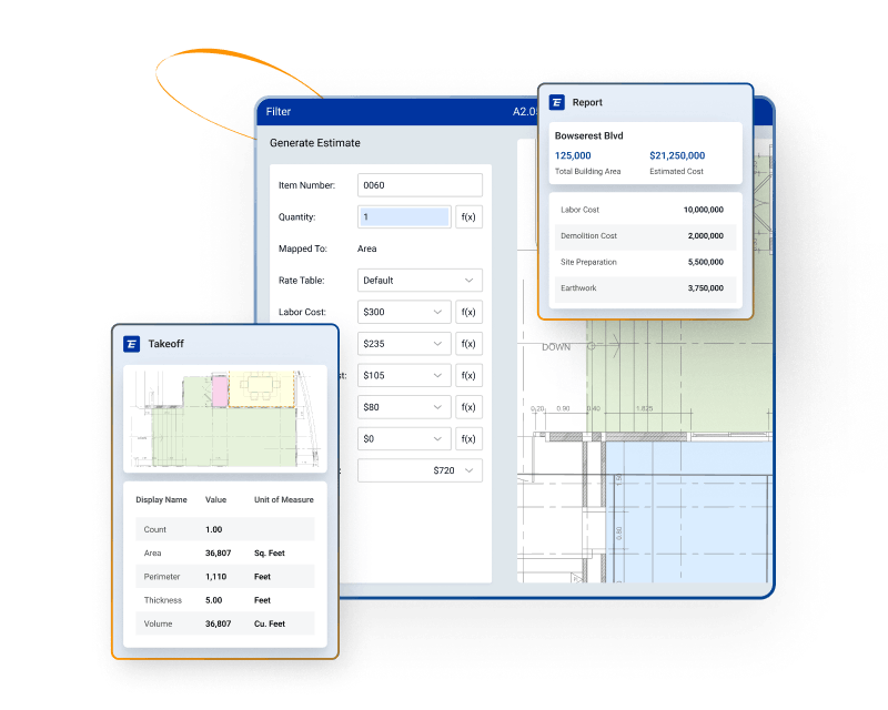 DESTINI Estimator dashboard